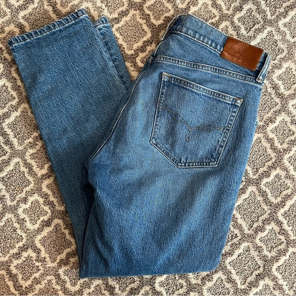 Lauren Ralph Lauren Classic Jeans Straight Leg Blue Medium Wash Western 10 - Picture 8 of 8
